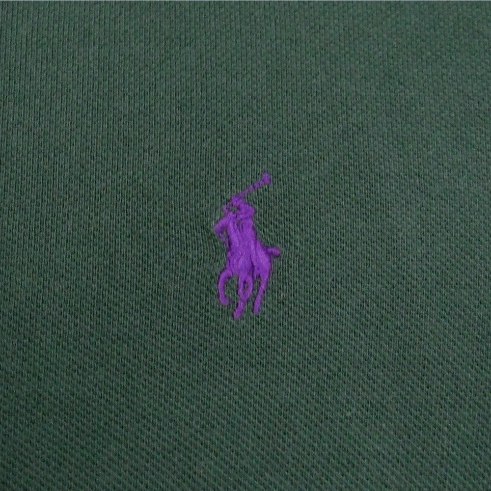 Vintage Polo Ralph Lauren Shirt Mens XXL Green Long Sleeve Pony Logo Big Tall